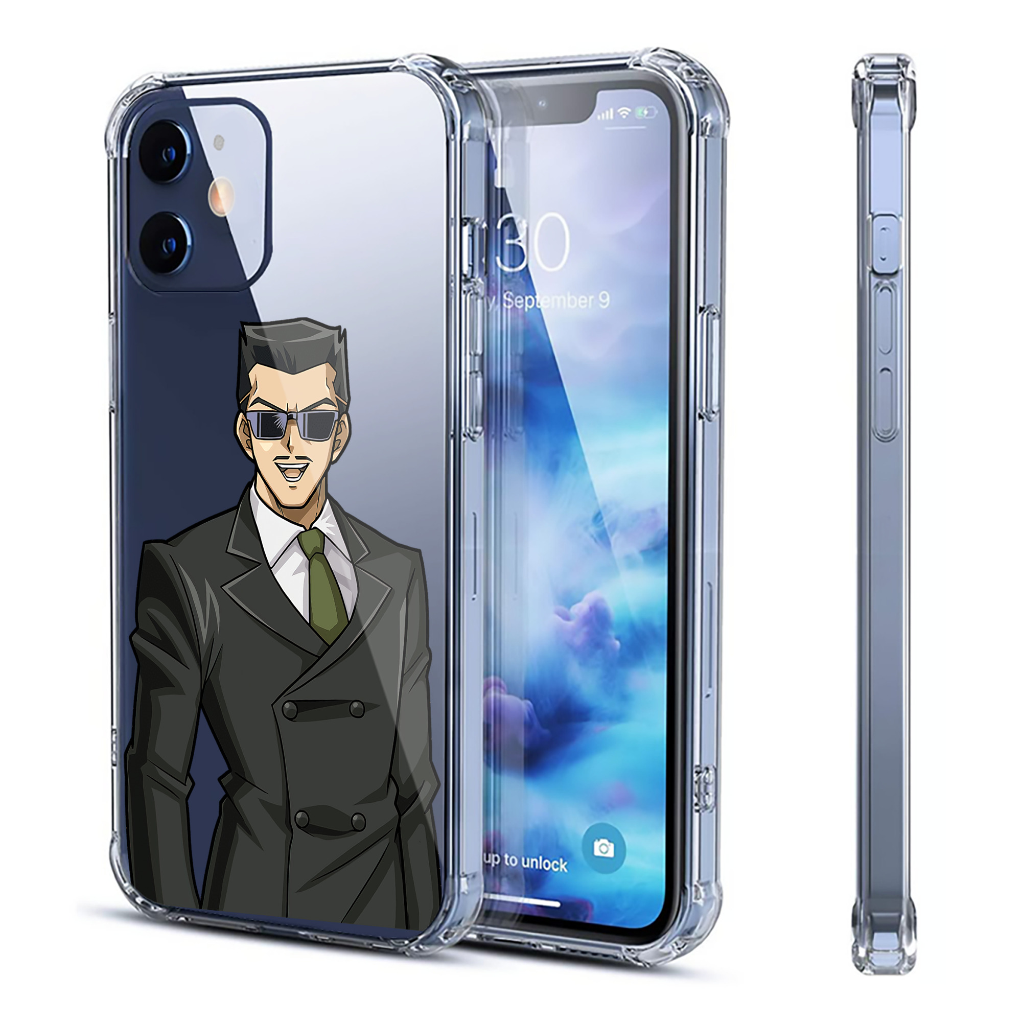 （画像用） 遊☆戯☆王 Yu-Gi-Oh! 【iPhone 12シリーズ対応】透明スマホケース（クリアソフトケース）